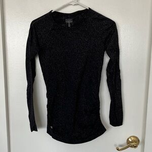 Athleta Speedlight Black Long Sleeve Top